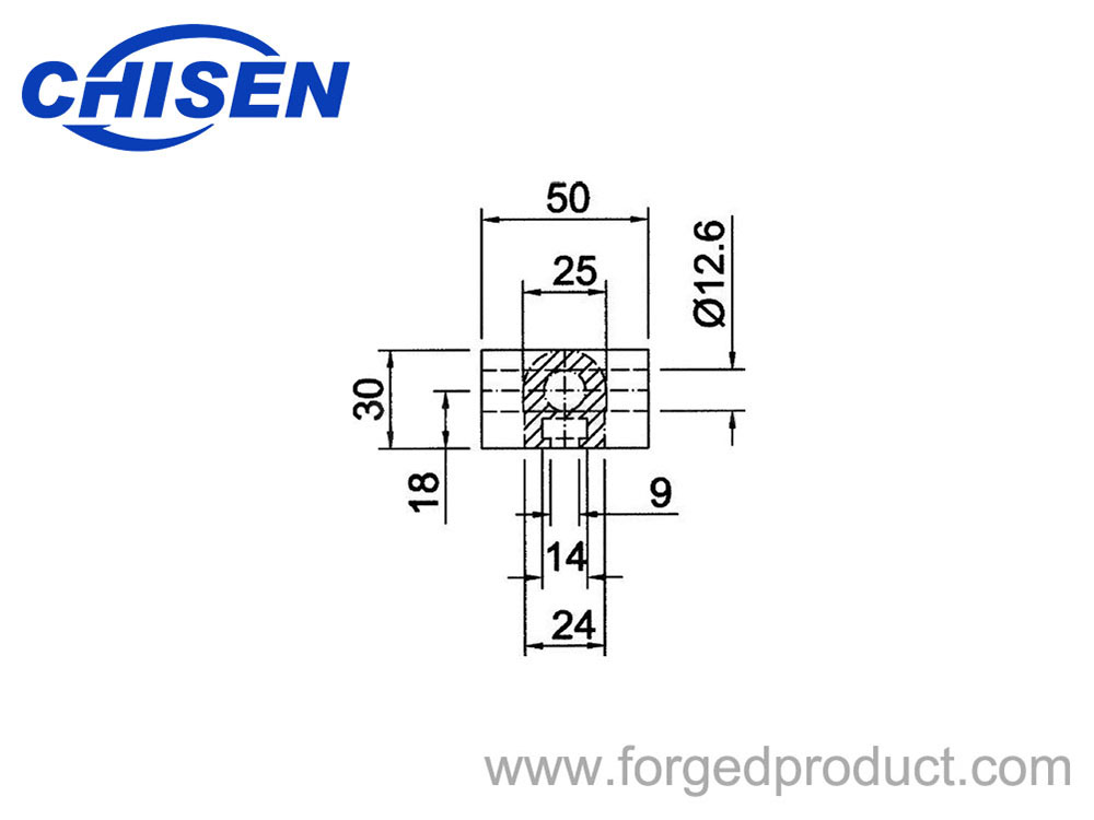 Aluminium Hinge's Diagram